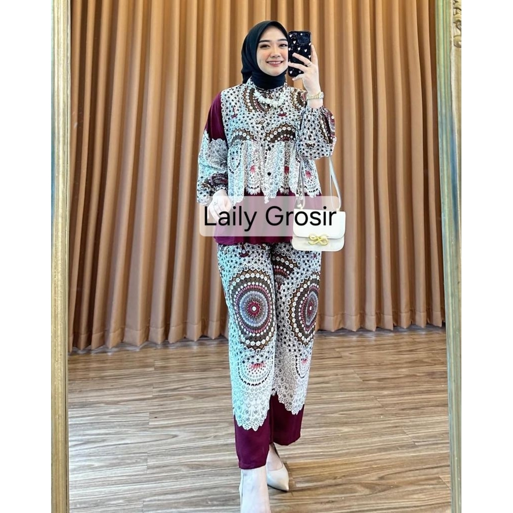 SETELAN RAYON MOTIF TERBARU//SET CELANA RAYON MOTIF//SET LAURA//SET CELANA RAYON MOTIF TERBARU//SETC