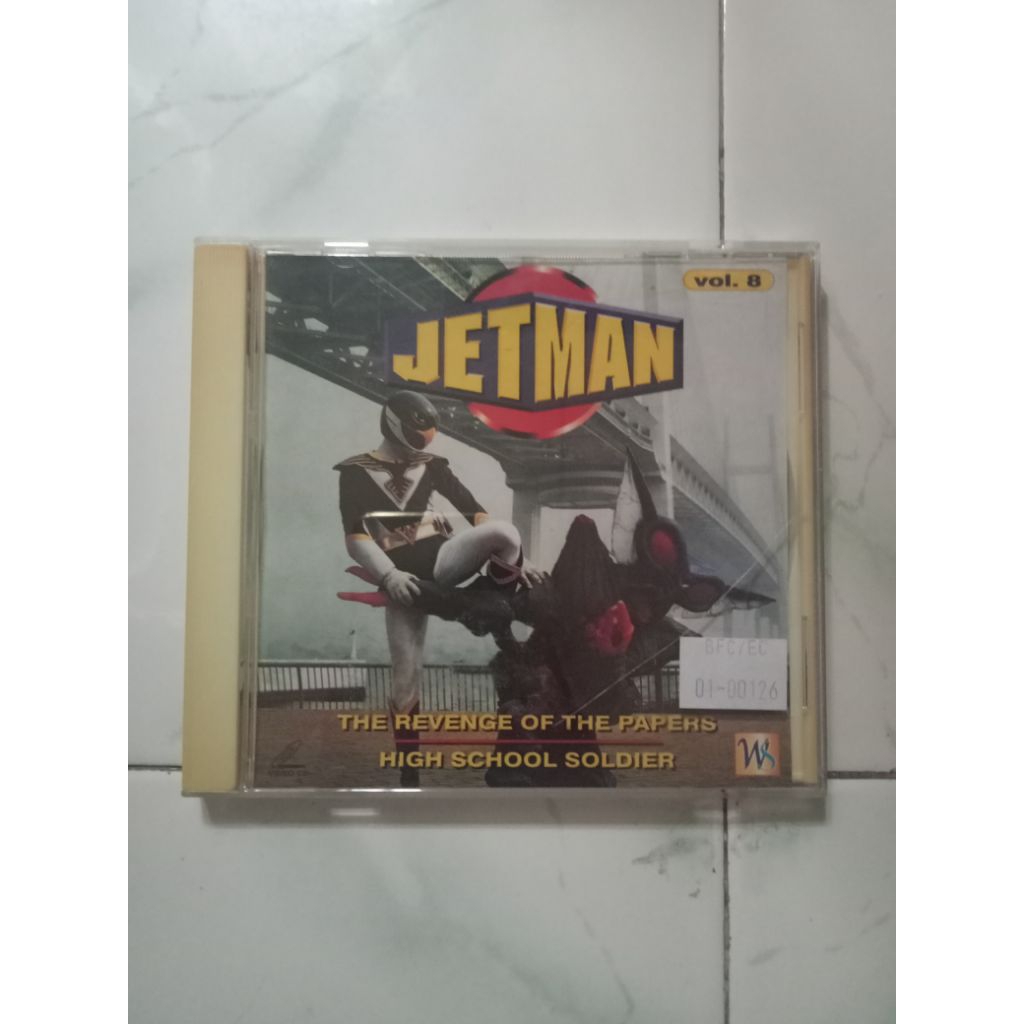 VCD kaset film bootleg Tokusatsu super Sentai Choujin Sentai Jetman volume 8