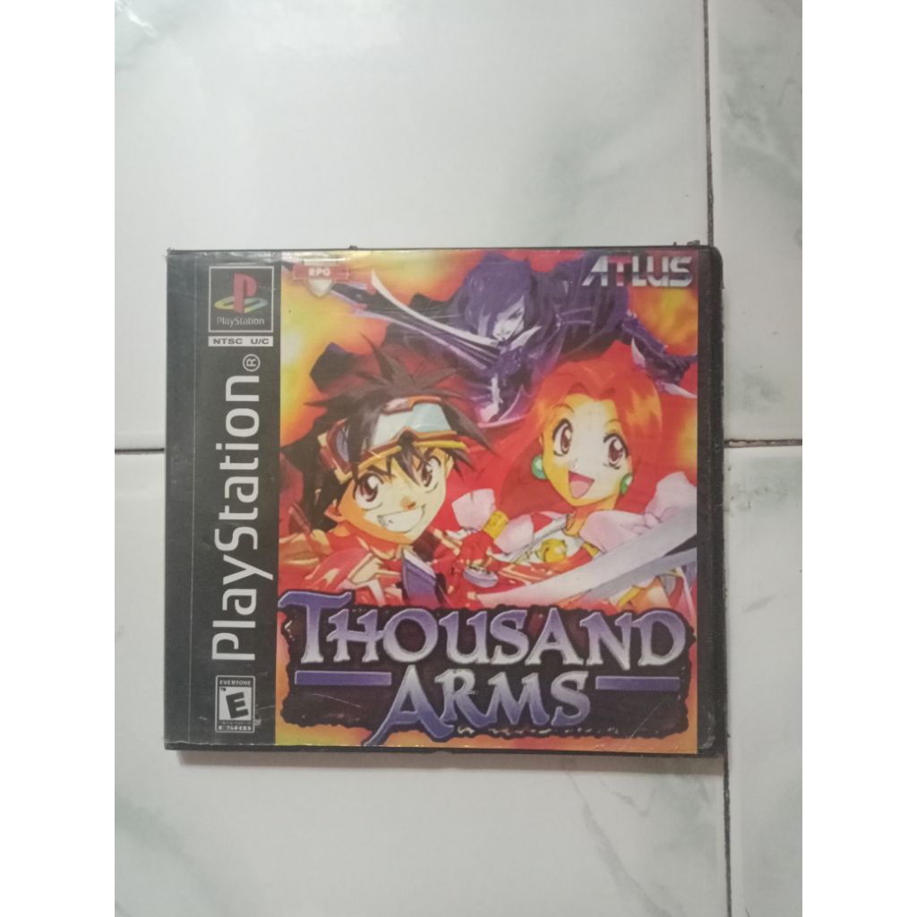 CD Kaset game non ori kopab Sony PS1 Playstation 1 psone Playstation one Thousand Arms