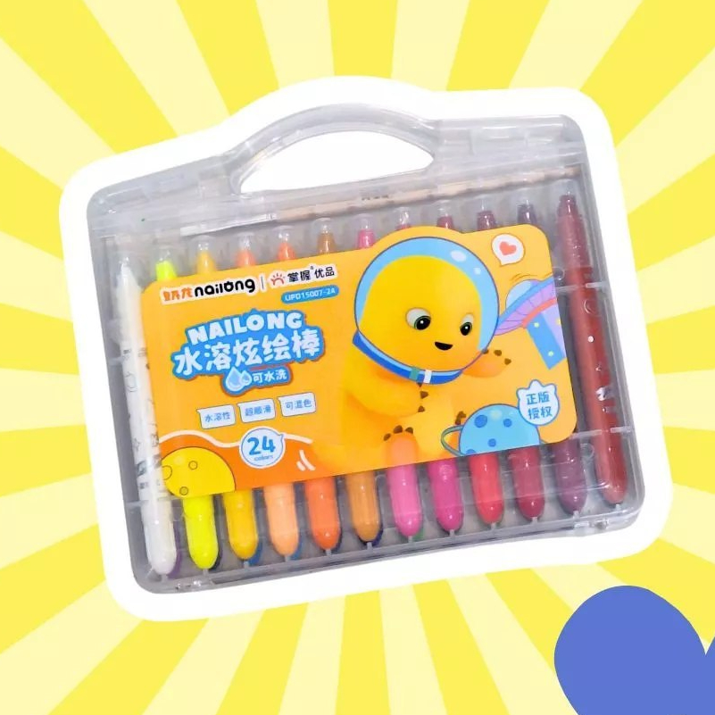 Grasp X Nailong Best Silky Crayon MATA SEDANG Krayon Terbaik Limited Edition ORIGINAL 100%