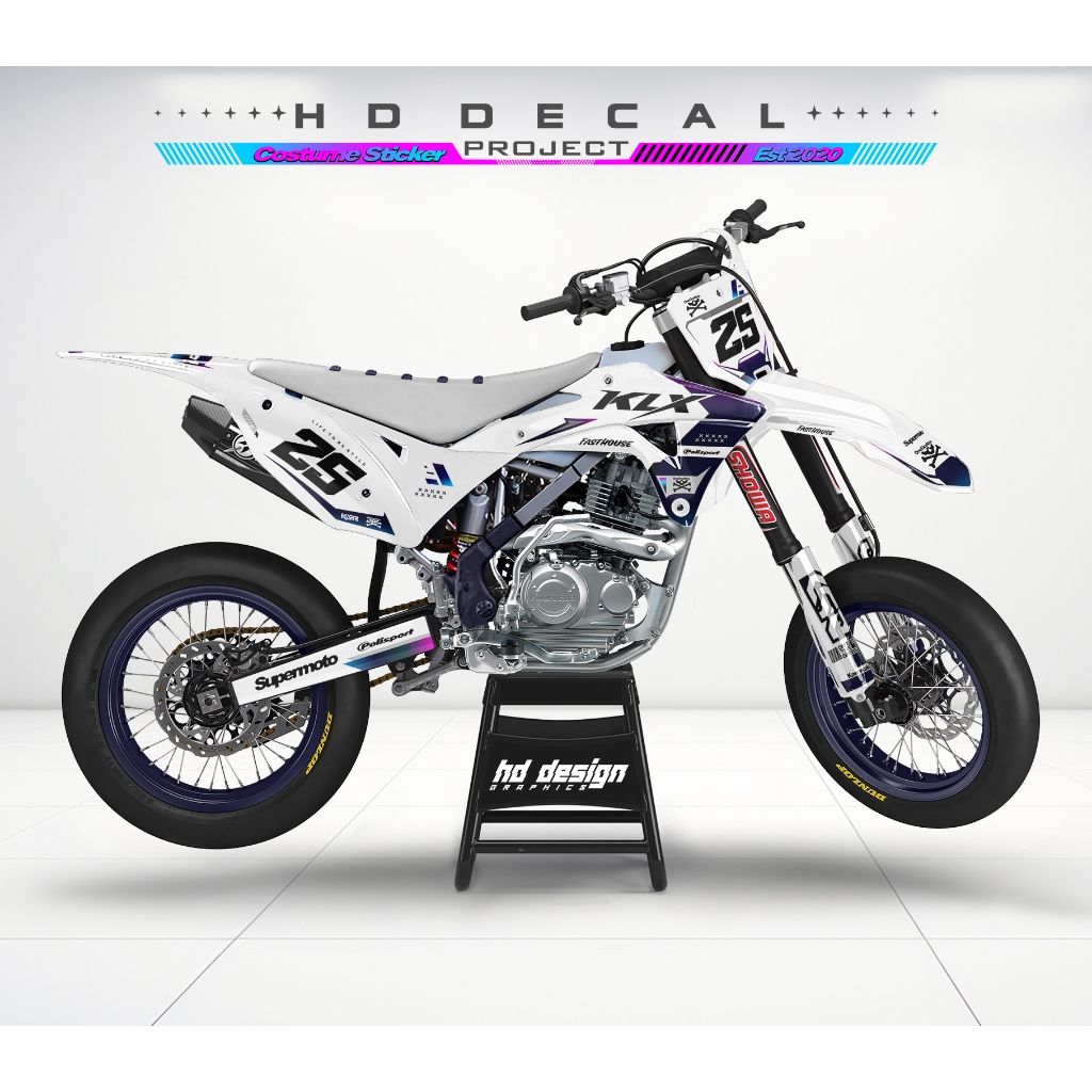 DECAL KLX GORDON PREMIUM GLOSY COSTUME DESIGN / DECAL KLX GORDON FULL BODY