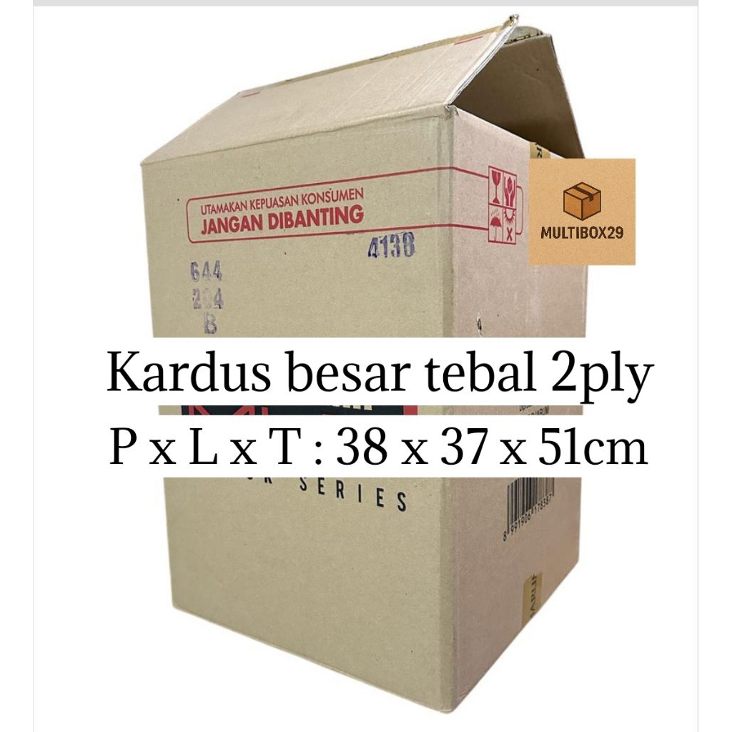 

Kardus besar tebal 2ply, kardus bekas cocok untuk packing pengiriman pindahan kost rumah kantor, karton box container penyimpanan, dus jumbo 2 lapis