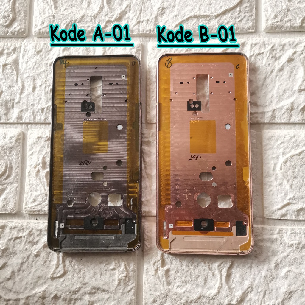 Frame Samsung A80 - A805F Tatakan LCD Original Copotan - Dudukan Layar HP
