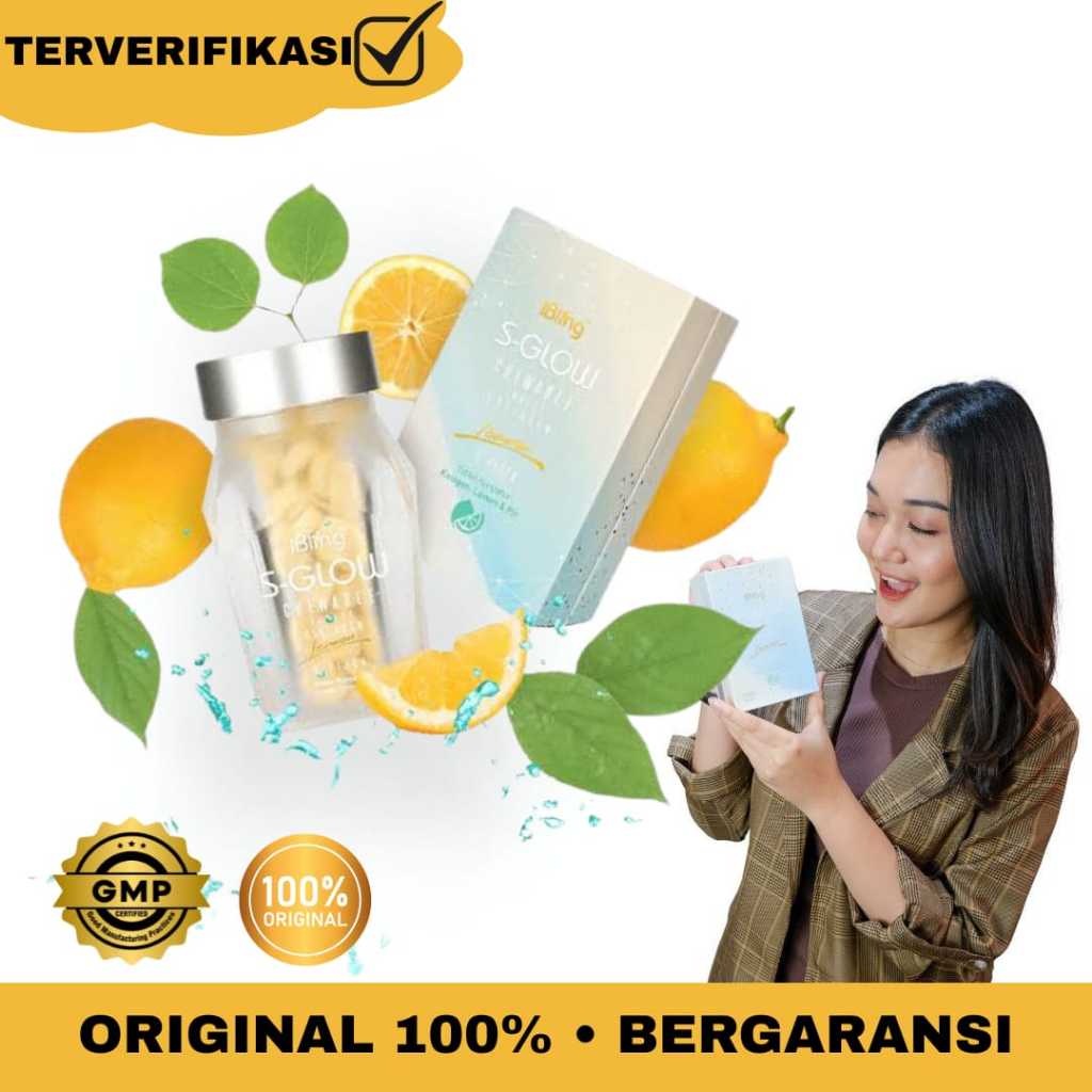 [ 𝐓𝐄𝐑𝐕𝐄𝐑𝐈𝐅𝐈𝐊𝐀𝐒𝐈 ] S-GLOW Collagen 100% original paket perawatan lengkap dari rambut hingga kulit