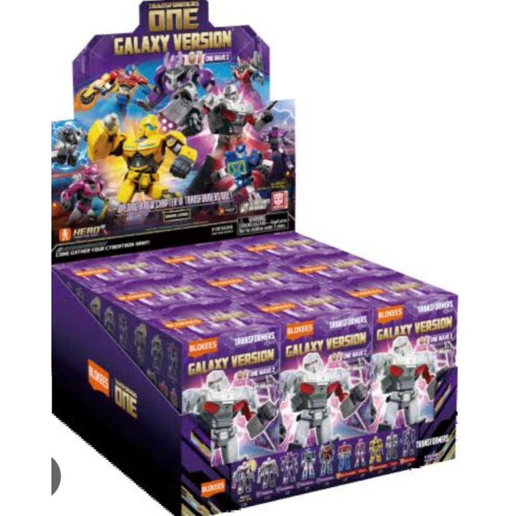 Blokees Transformers Galaxy Version 07 Megatron Secret Orion Pax Soundwave Shockwave Elita D16