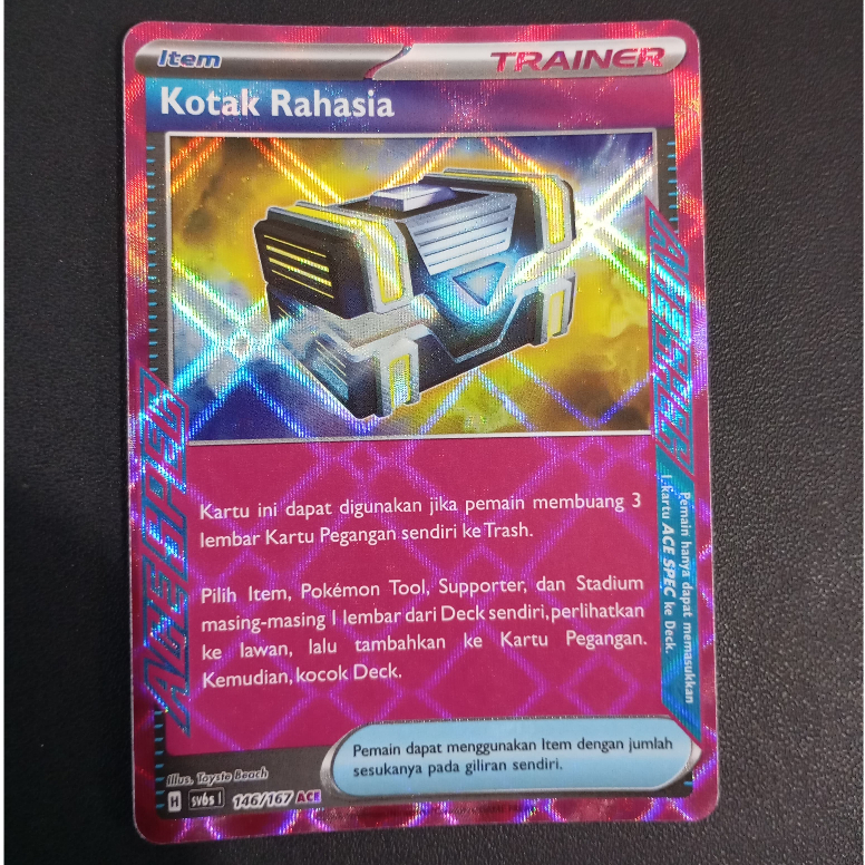 Pokemon TCG Indonesia SV6S Kotak Rahasia Trainer 146/167 ACE