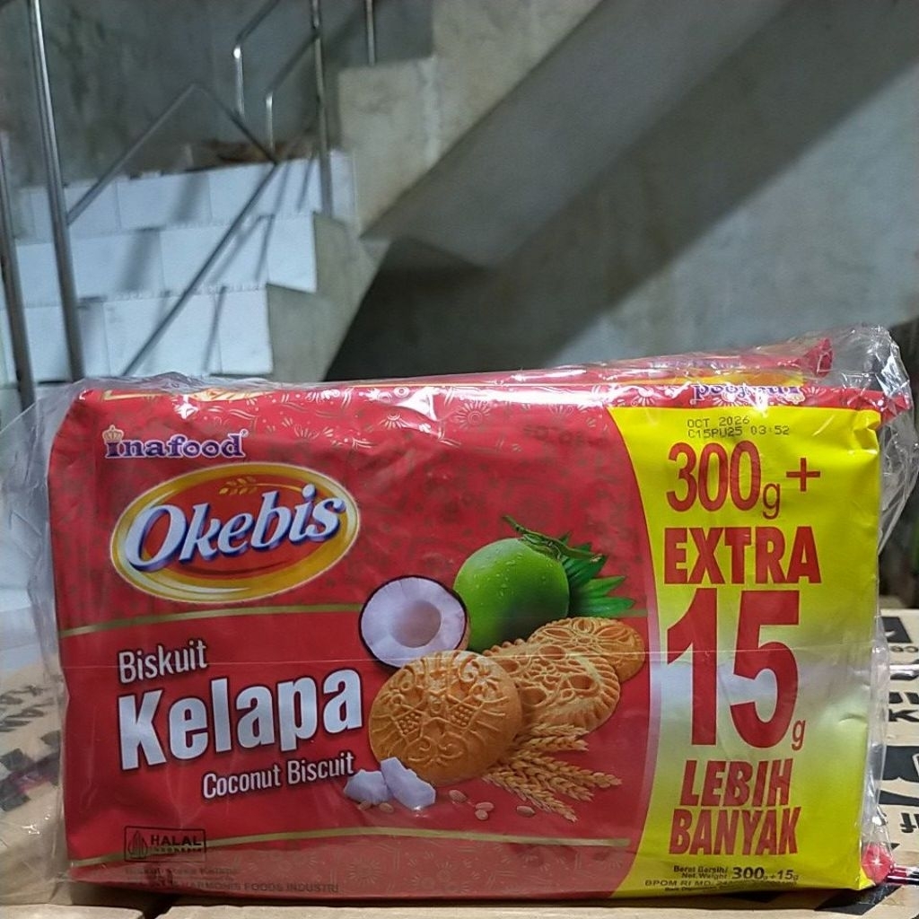 

Okebis kelapa( 300+15 gr)isi 7