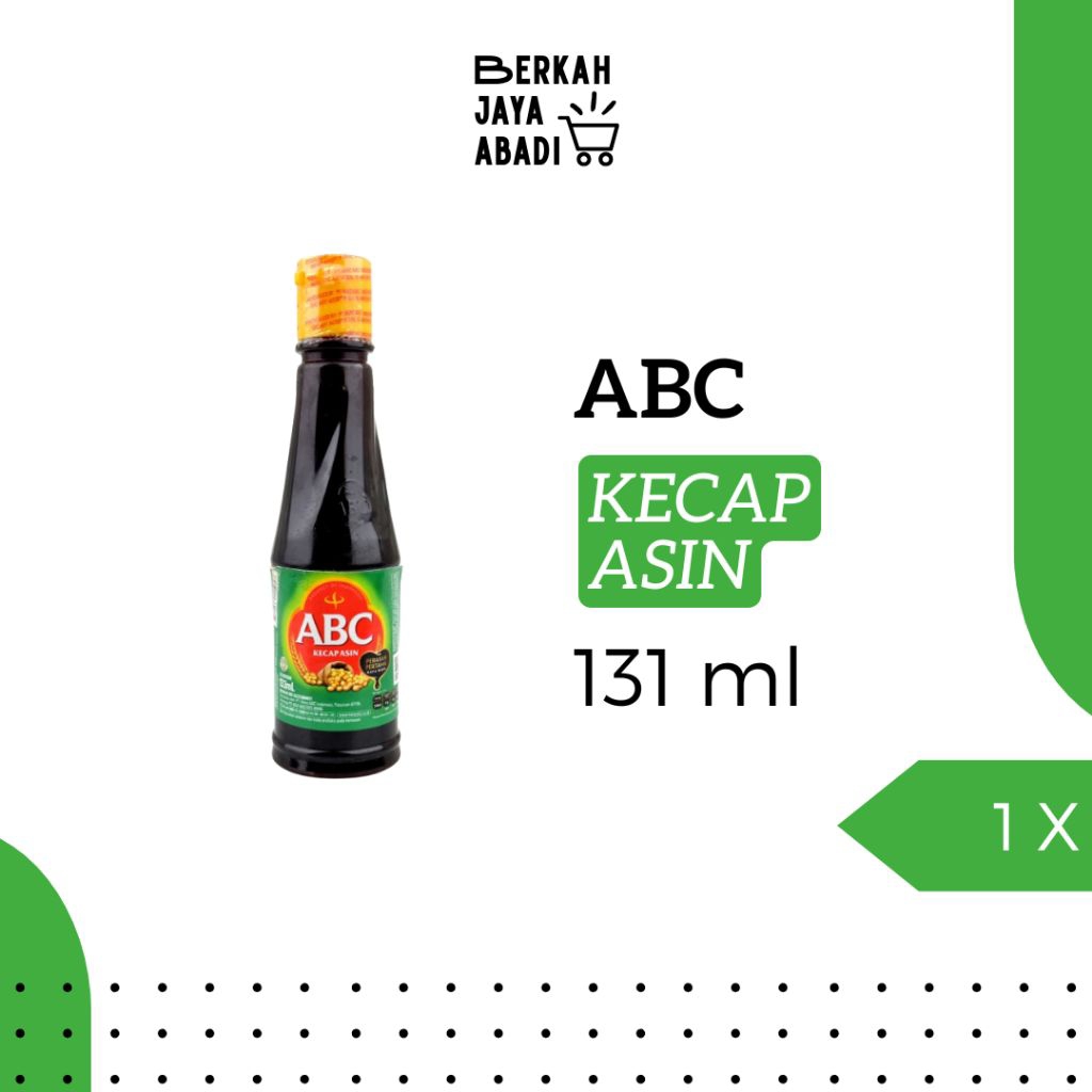 

ABC Kecap Asin Botol 131 ml | Kecap Murah | Grosir