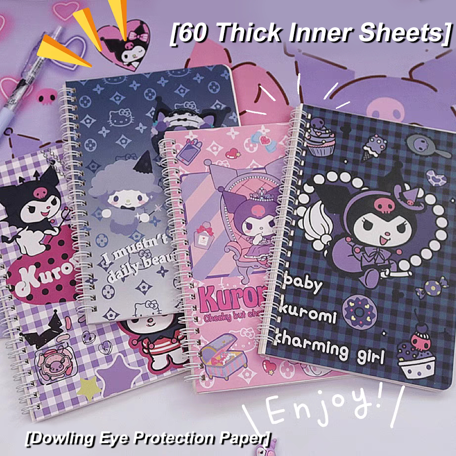 

Buku Tulis Ring A5 / Notebook A5 Cartoon Lucu Buku Catatan Aesthetic