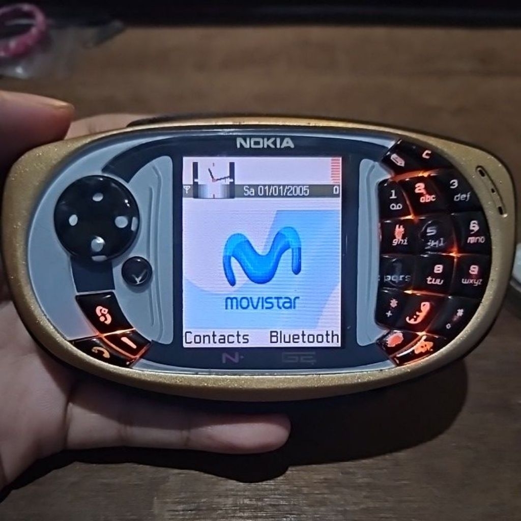 Nokia N-Gage QD GoldSilver Movistar
