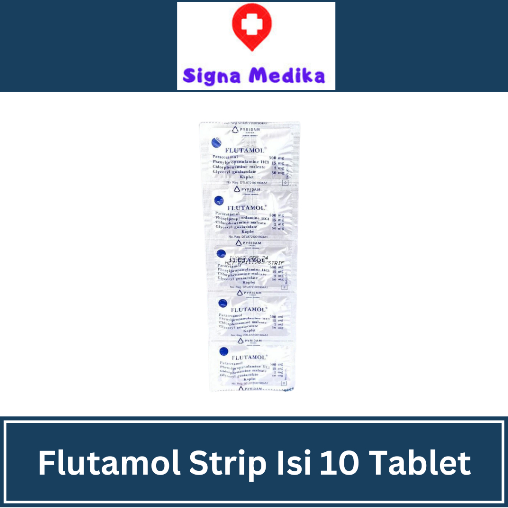 Flutamol Isi 10 Kaplet - Obat Batuk & Flu