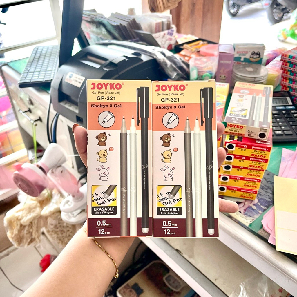

(12 PCS) BOLPEN GEL JOYKO GP-321 BISA DIHAPUS
