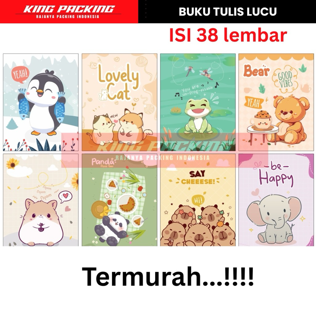 

Buku Tulis Murah / Sekolah ISI 38 Lembar (10PAK) BISA COD...!!!