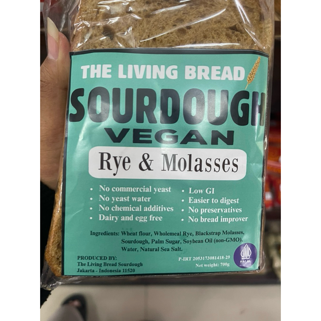 

The Living Bread Sourdough Vegan Rye & Molasses