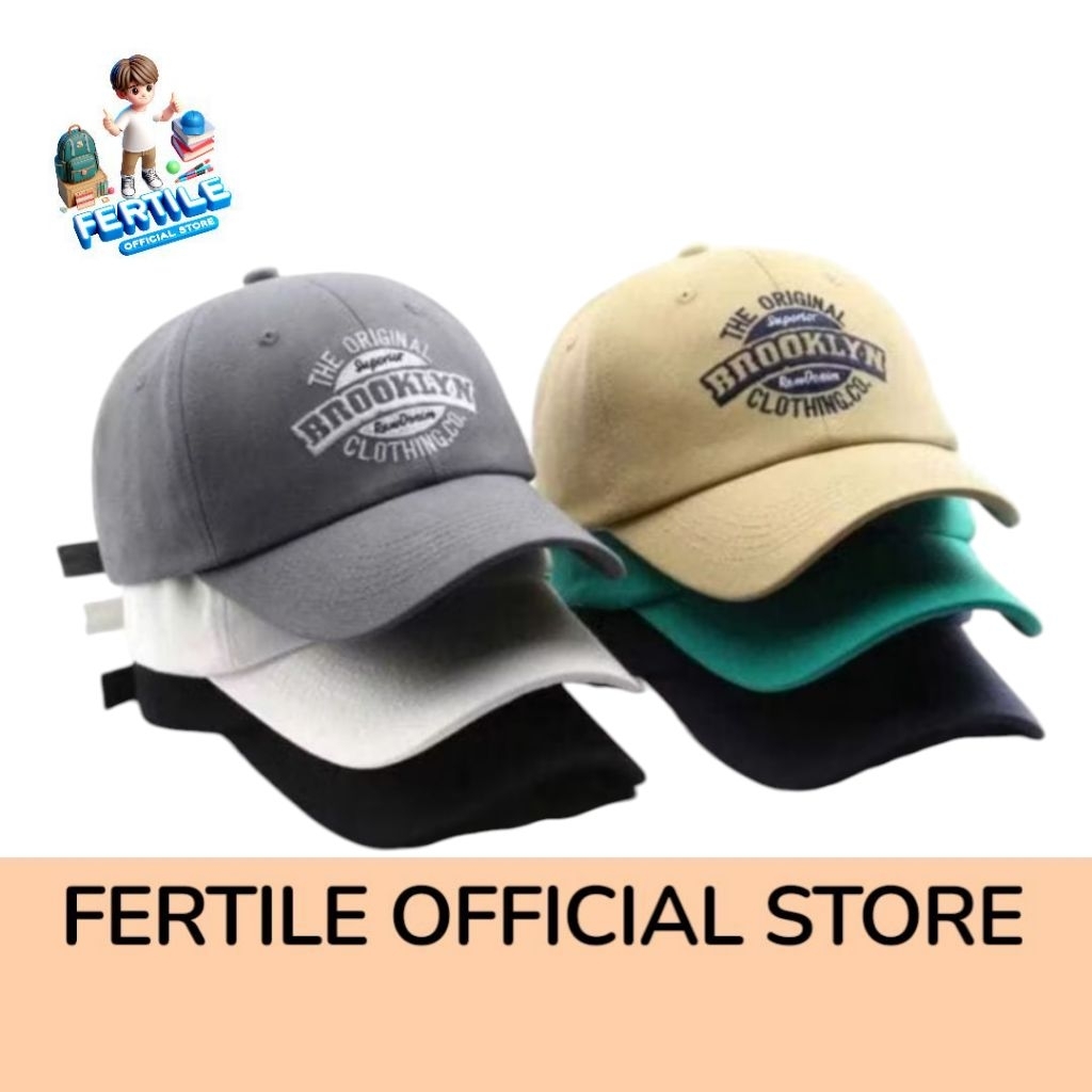 TOPI BASEBALL BROOKLYN  BORDIR / TOPI BASE BALL BROOKLYN BORDIR