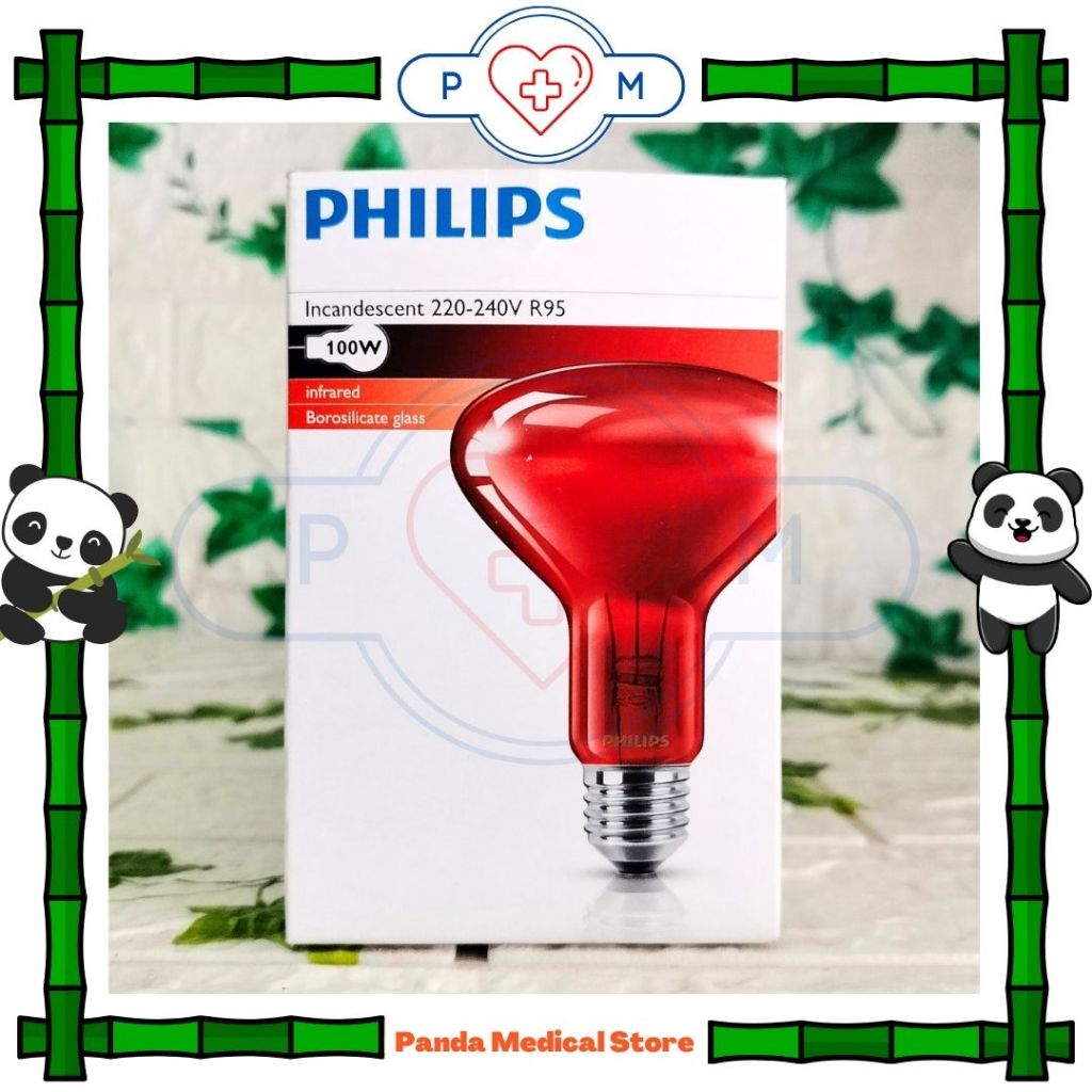 Bohlam Lampu Infrared / Bohlam Lampu Terapi Philips 100 Watt (BACA DESKRIPSI )