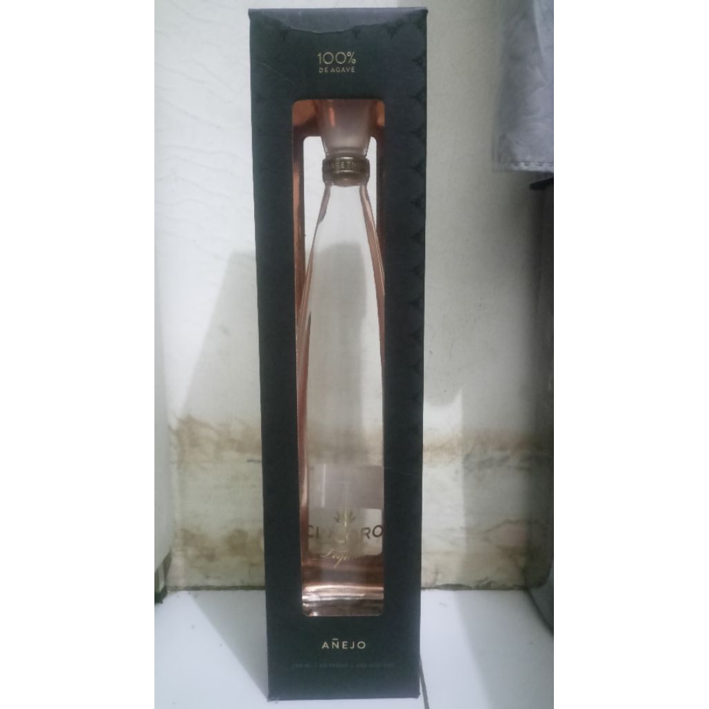 Jual Botol Bekas Cincoro Tequila Anejo 100% Agave Azul - 750 ml ( LENGKAP DENGAN BOX )