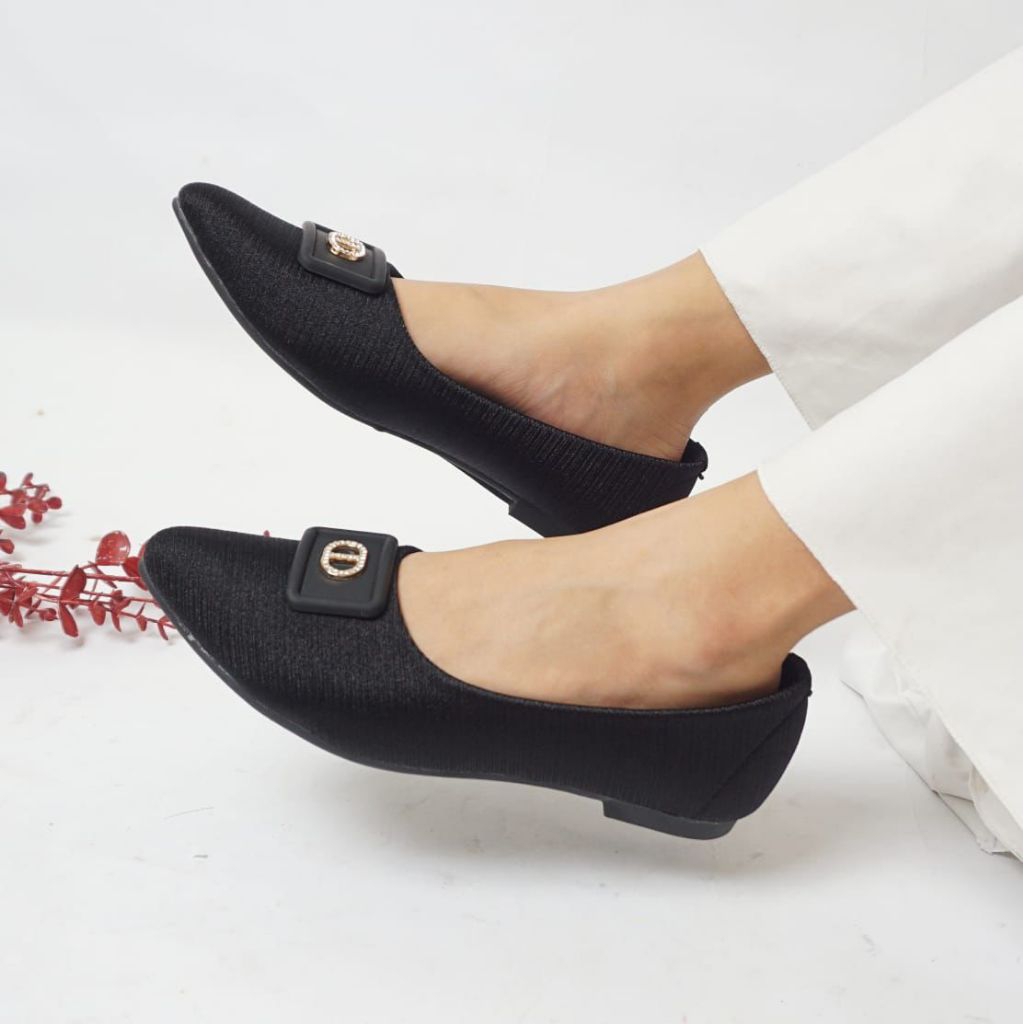 Belle Sepatu Wanita Holic Reva 08 Sepatu Kerja Wanita Flatshoes Premium