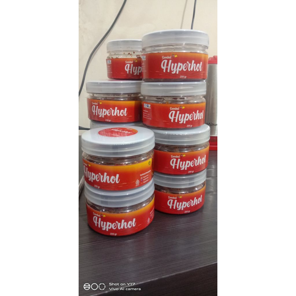 

Hyperhot sambal tery medan 200 gram