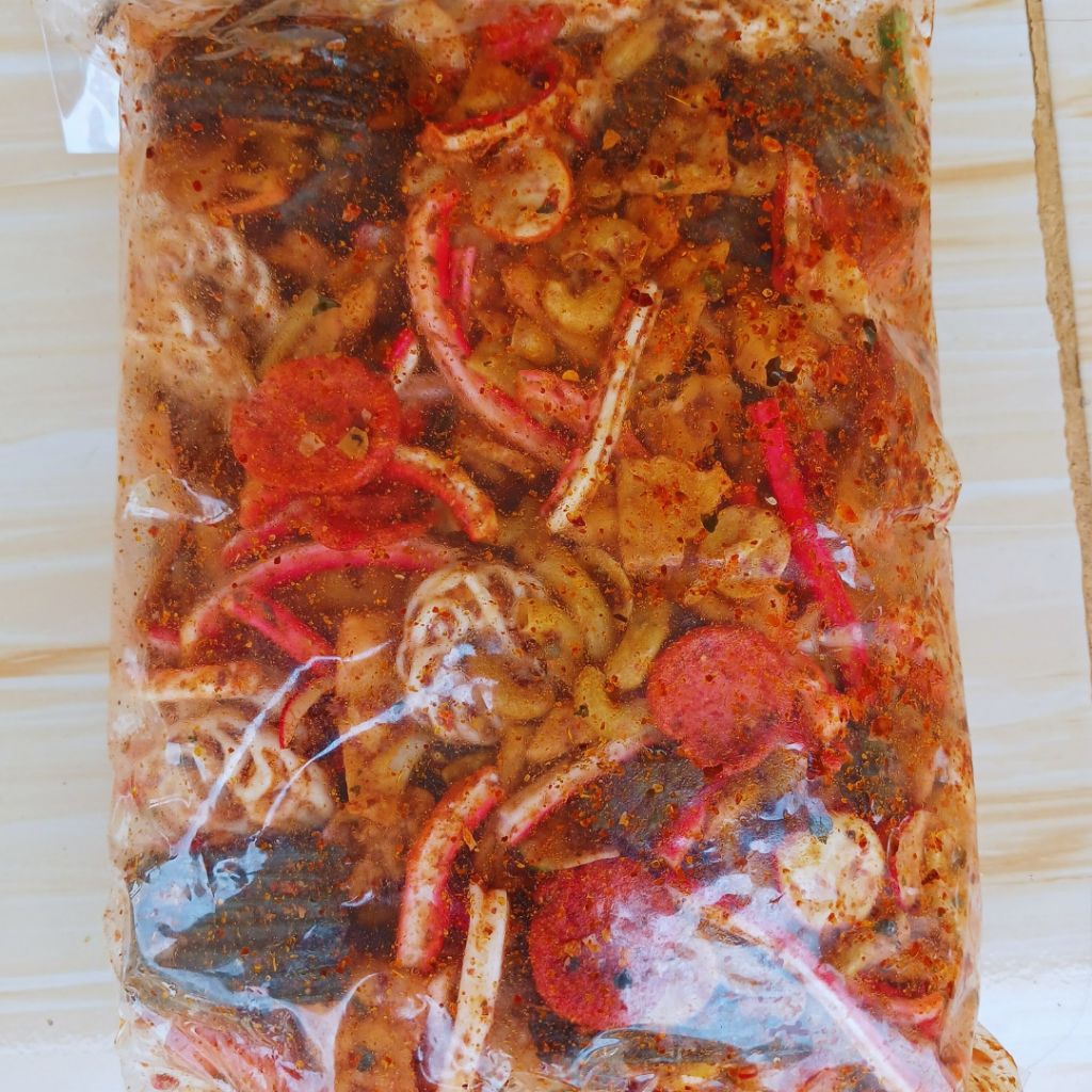 

Sebring Campur Kemasan 500gr Bumbu Cikruh Pedas Daun Jeruk