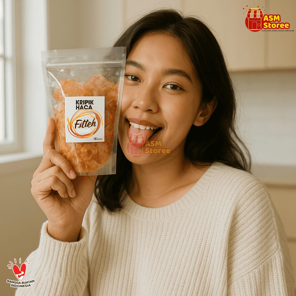 

Kripik Kaca Extra Pedas Fatteh Snack 150gr - Camilan Tipis Kriuk Rasa Pedas Ekstrem | Snack Viral Halal Kekinian
