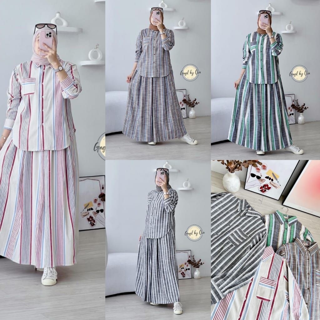 QUENA 5 GAGIL SETELAN ROK MODE TERBARU TERLARIS BEST SELLER VIRAL ORIGINAL