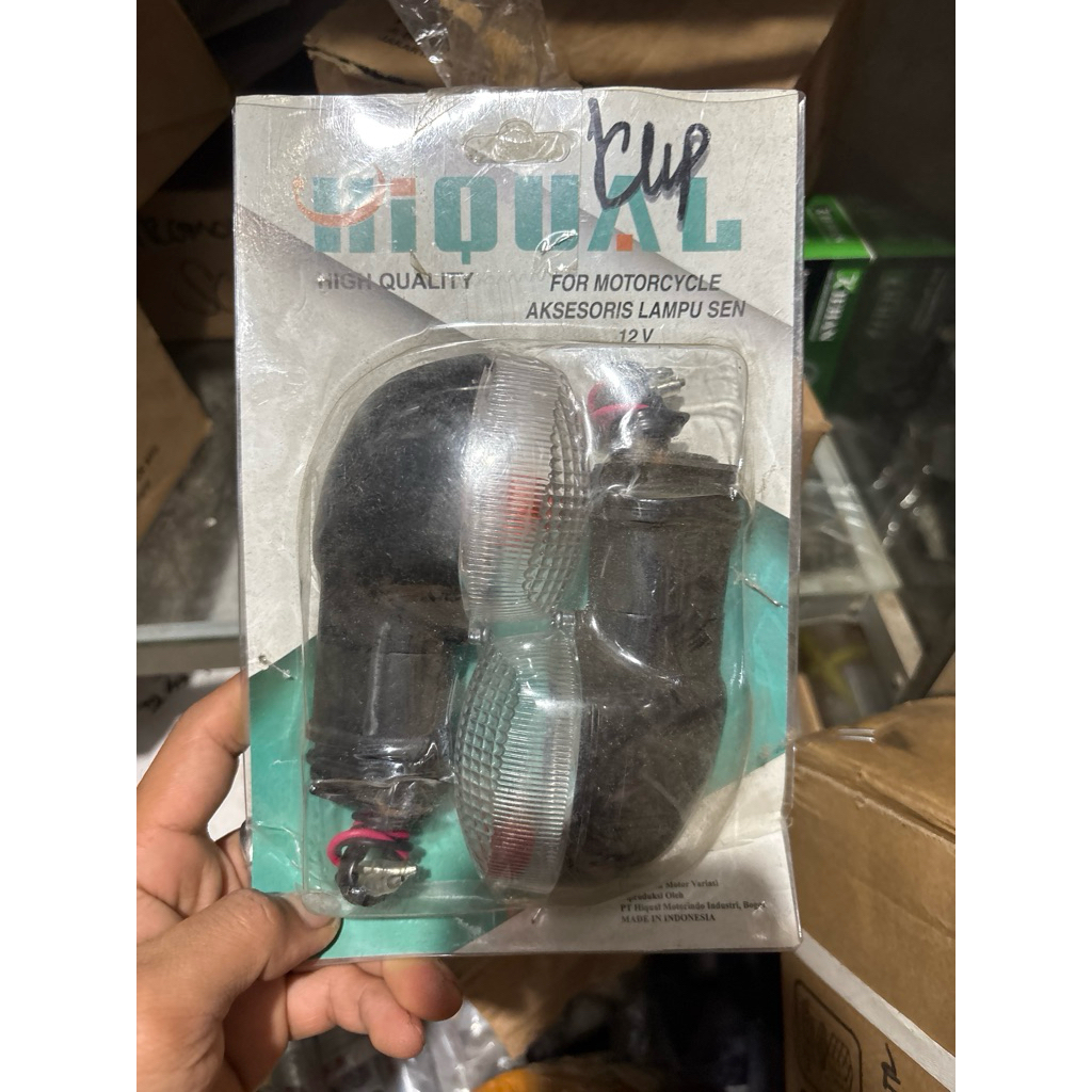 lampu sein depan vixion lama model clip standart