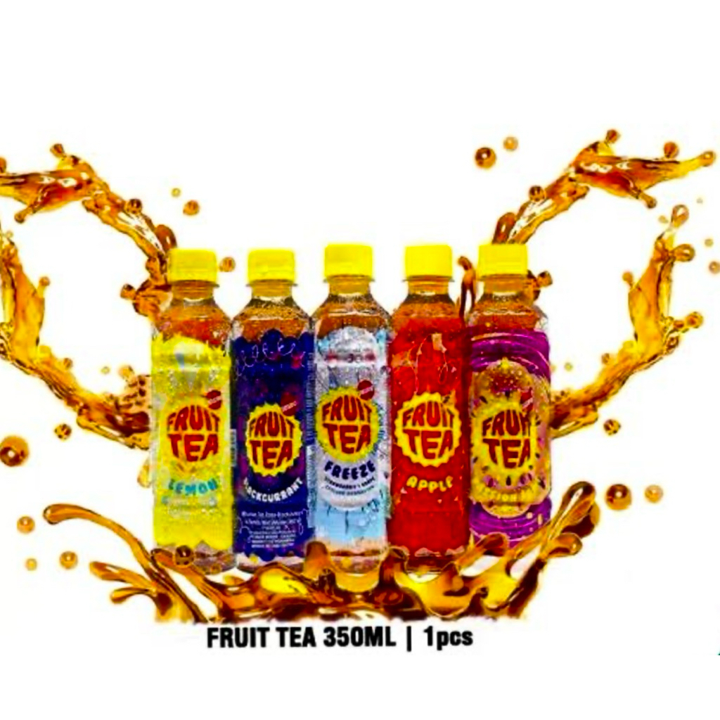 

fruit tea Blackcurrant 350ml, Apel 350ml, Freeze 350ml, Markisa 350ml, Lemon 350ml
