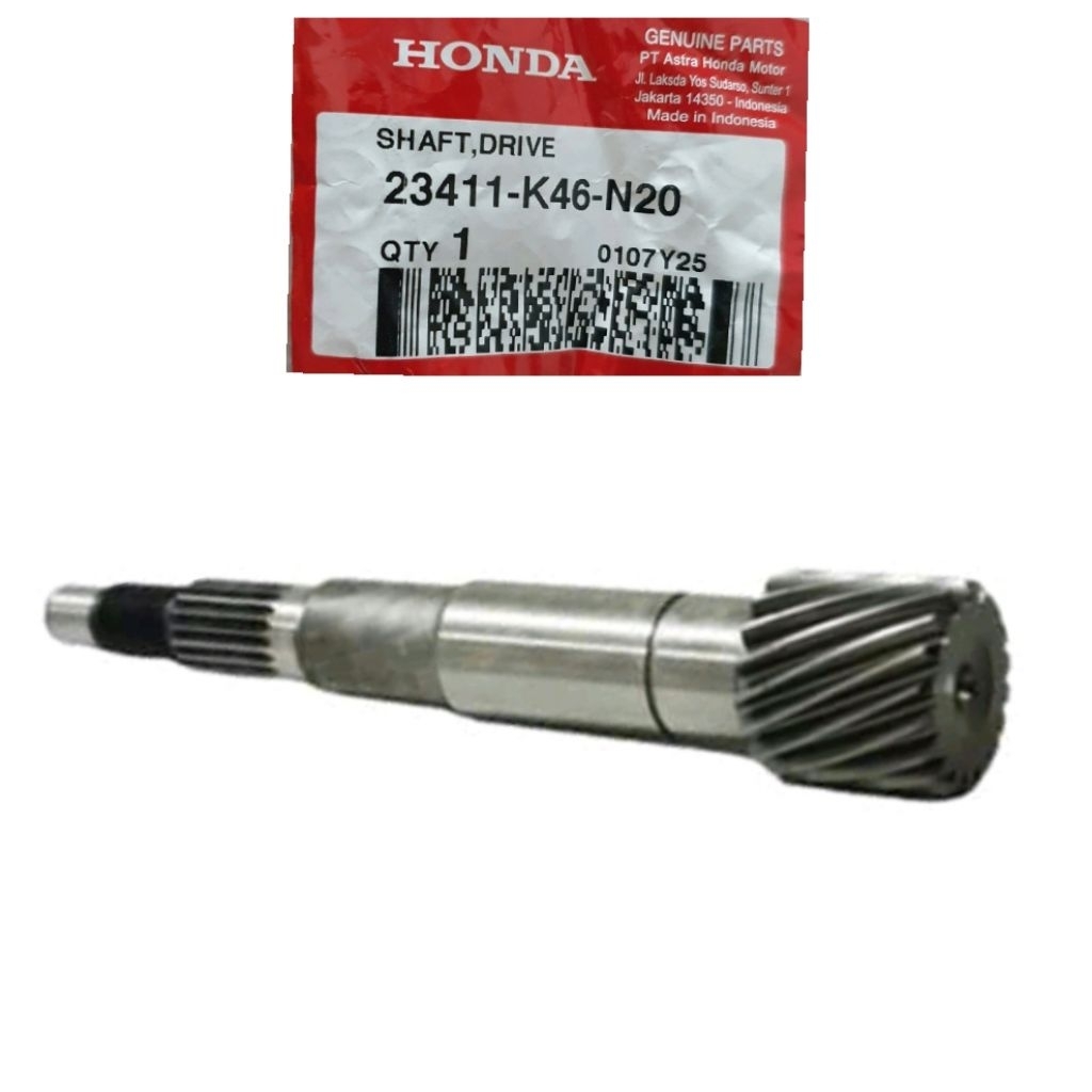 23411-K46-N20 AS PULLEY BELAKANG SHAFT DRIVE 18T VARIO 110 ESP
