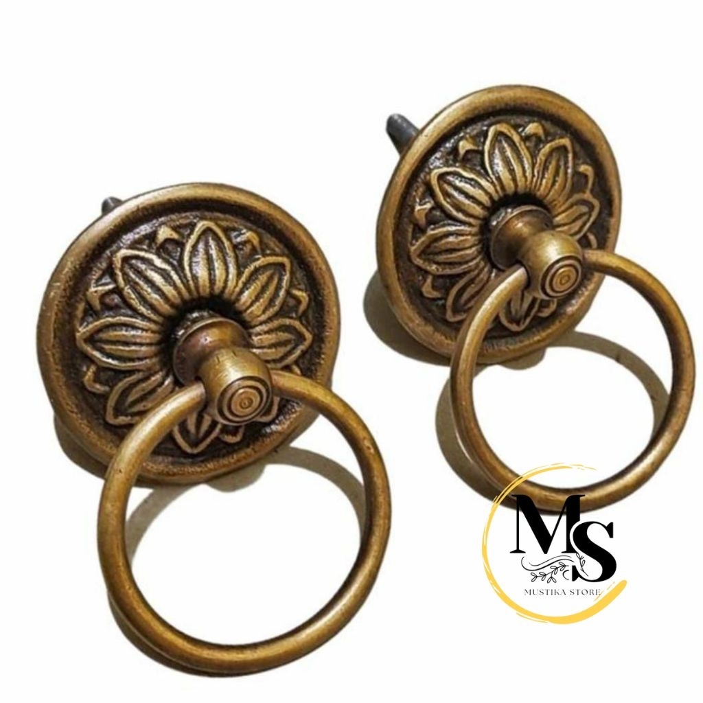 hendel pintu gebyok tarikan pintu lawasan antik motif termurah gby50