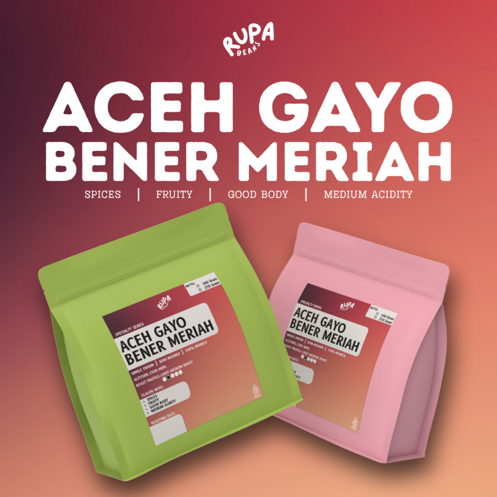

Biji Kopi 100% Arabica Single Origin Aceh Gayo Specialty Coffee V60 Manual Brew by RupaBeans