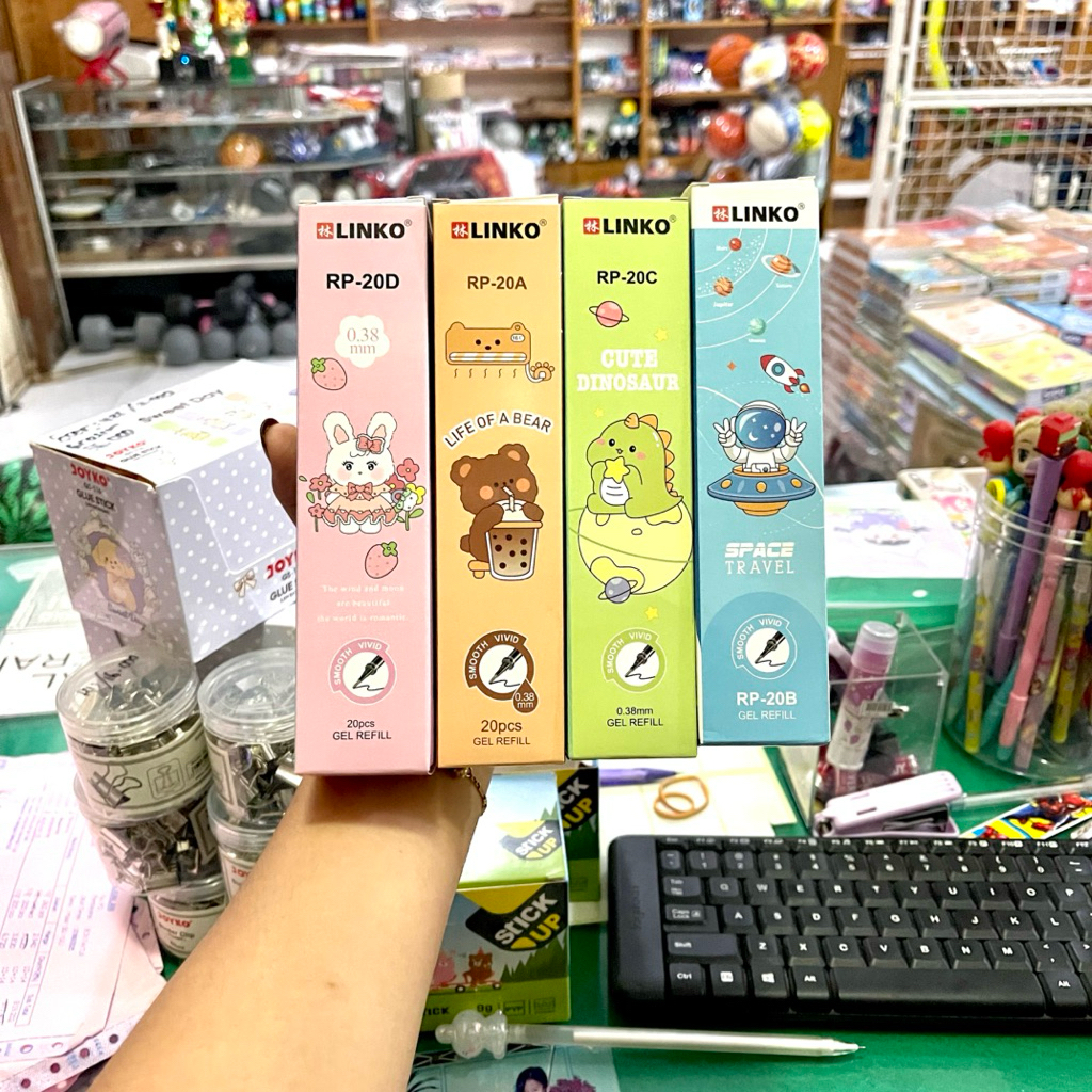 

(20 PCS) REFILL LINKO PULPEN GEL REFILL BOLPEN GEL / REFILL PULPEN GEL