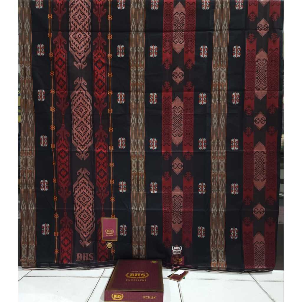 SARUNG BHS EXCELLENT GOLD HITAM MERAH MURAH ORIGINAL BLACK SERIES