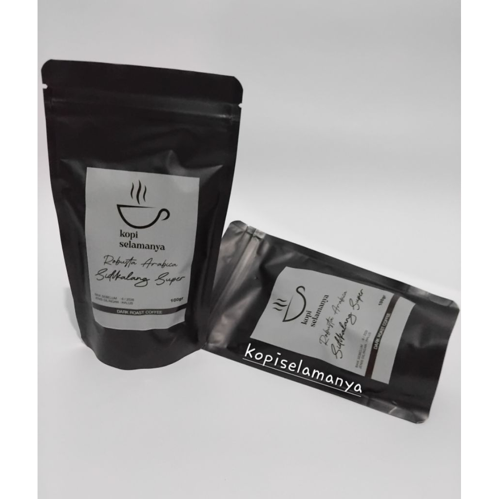 

READY KOPI SELAMANYA SIDIKALANG SUPER SIDIKALANG SUPER BLENDED ARABICA ROBUSTA 100gr
