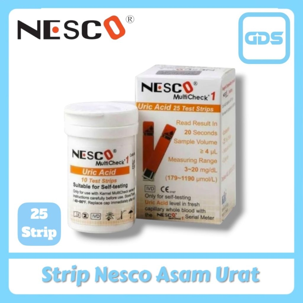 Strip Nesco Asam Urat   Refill Nesco Asam Urat   Isi Ulang Nesco Asam Urat