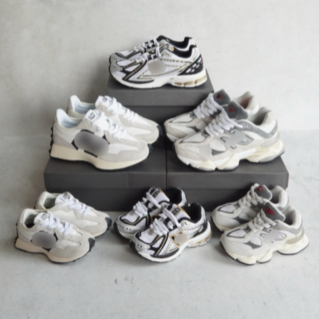 NB327 9060 & 1906R Kids & Adult Sneakers | size 26-42 | white black gold grey | sepatu sneaker kets 