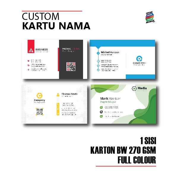 

CETAK CUSTOM KARTU NAMA - BAHAN BW