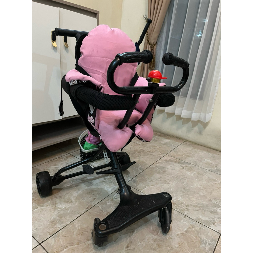 Stroller exotic roda 4