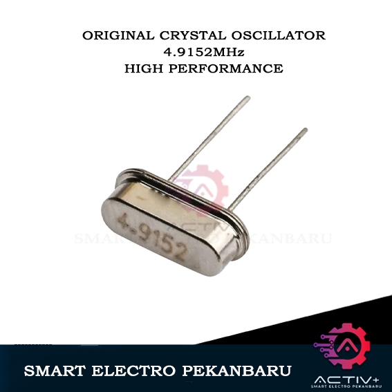 ORIGINAL CRYSTAL 4.9152MHz OSCILLATOR Xtal Osilator 4.9152 4Mhz  Dip Cyl KRISTAL 49152 MHZ XTAL OSIL