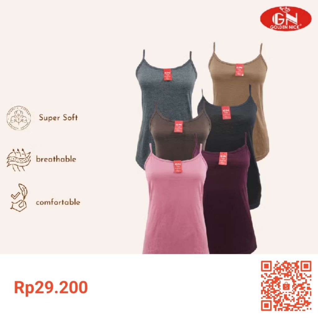 Tanktop golden nick Singlet golden nick | Tengtop Katun Golden Nick