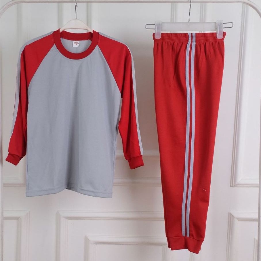 SERAGAM STELAN OLAHRAGA SEKOLAH SD ABU MERAH