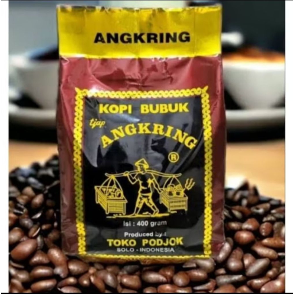 

Kopi Angkring Khas Solo 400GRAM/Kopi Bubuk Angkring Solo/Kopi Angkring Toko PODJOK 400GR