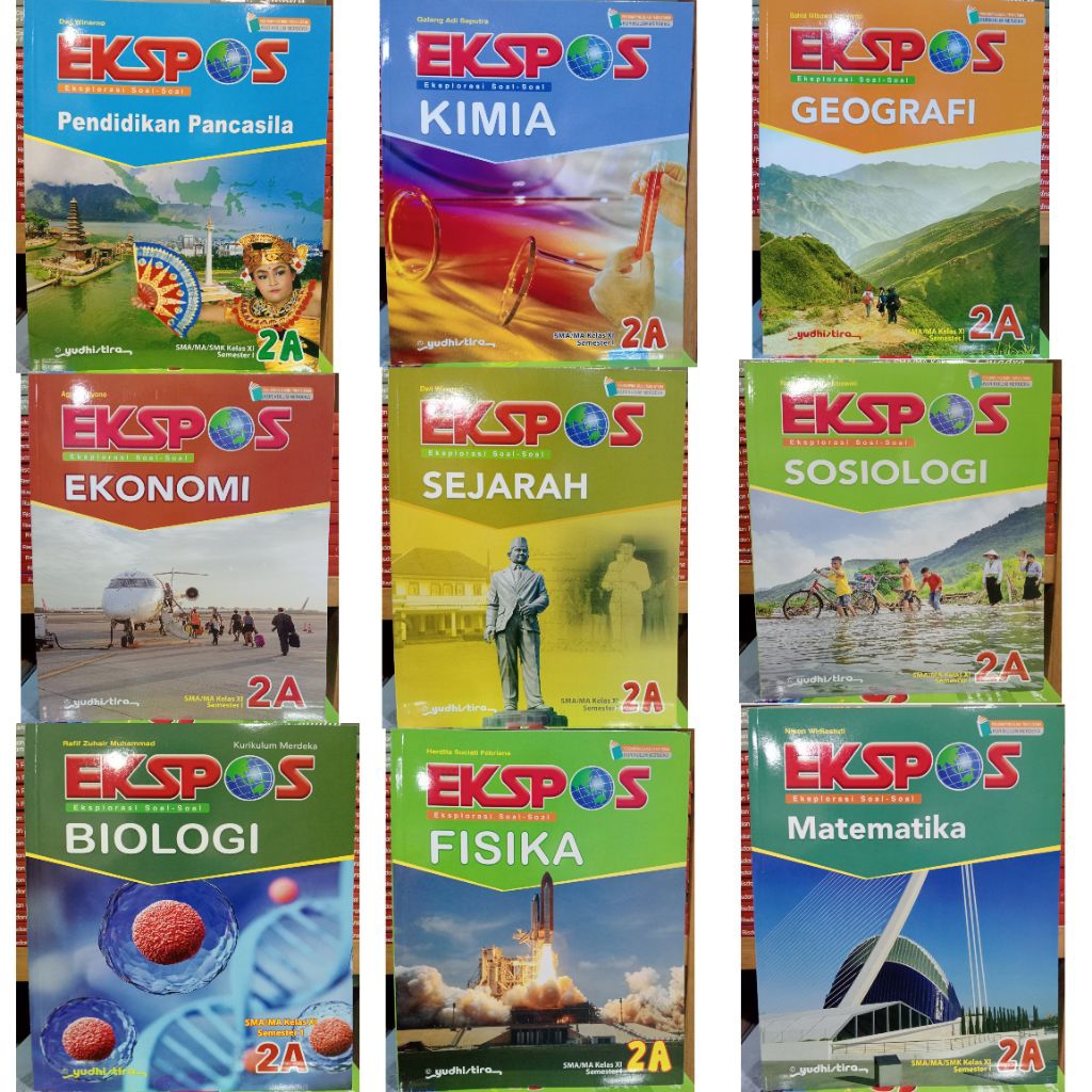 EKSPOS Eksplorasi Soal Soal Matematika Bahasa Inggris Sosiologi Fisika Kimia Geografi Biologi Sejara