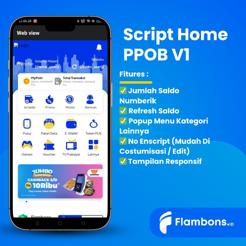 Script Bukaolshop Home PPOB V1