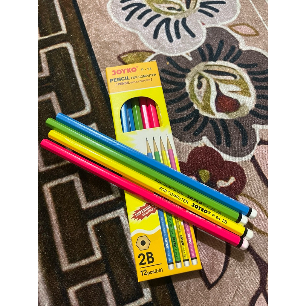 

Pensil Joyko P-94 2B Warna Warni ( 1 pcs )