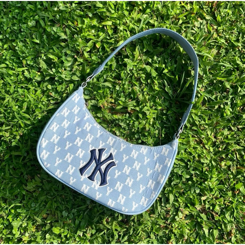 MLB Monogram Hobo Bag NY Yankees Blue ori preloved