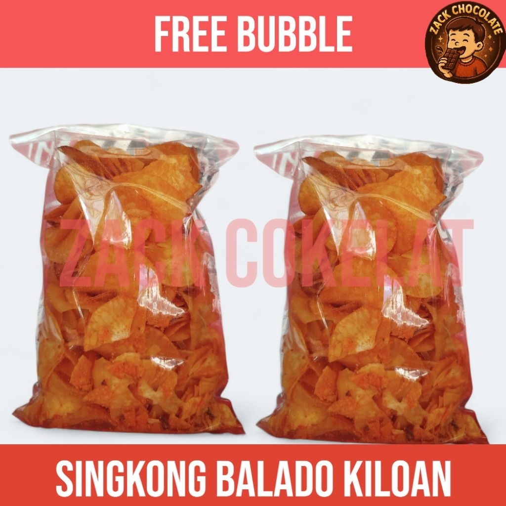 

Kripik Singkong Balado Kiloan – Camilan Renyah & Gurih Pedas – 250gr/500gr/1kg