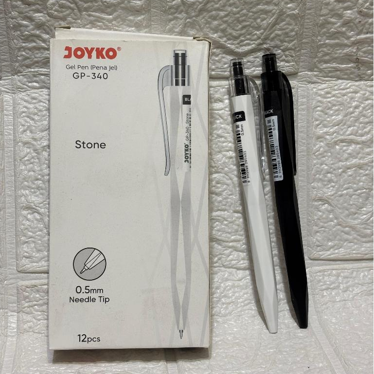 

Pena JOYKO Stone Gel Pen 0,5 mm GP-340 1 Kotak Isi 12 Pena