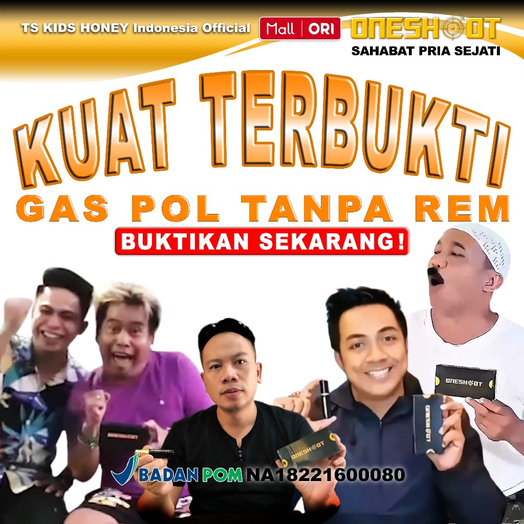 ONESHOOT Spray 5ml Obat Herbal Tradisional Kuat Tahan Lama Oles Pria Alami Ampuh Tanpa Kebas