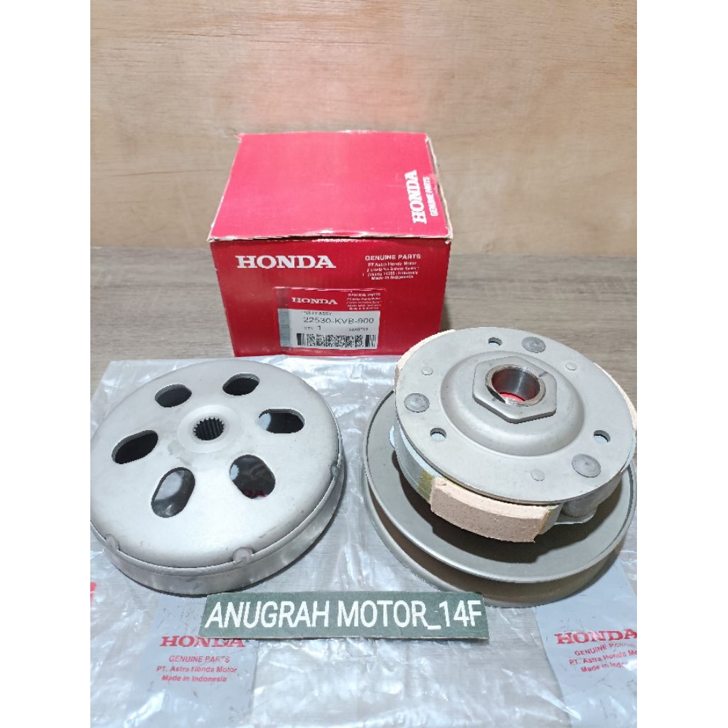 Pully Assy Set KVB Vario 110 Karbu Lama Honda Vario 110 Techno Vario 110 CBS Karbu